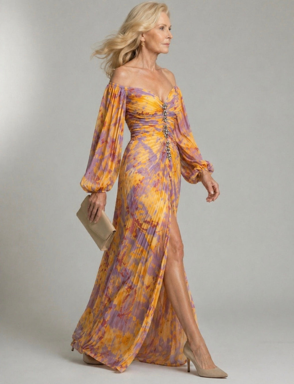 Ivy | Elegant V-Neck Soft Dress
