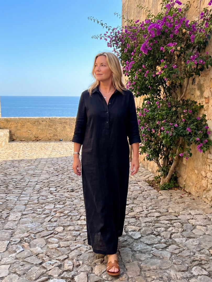 Freya| Long-Sleeve Maxi Dress