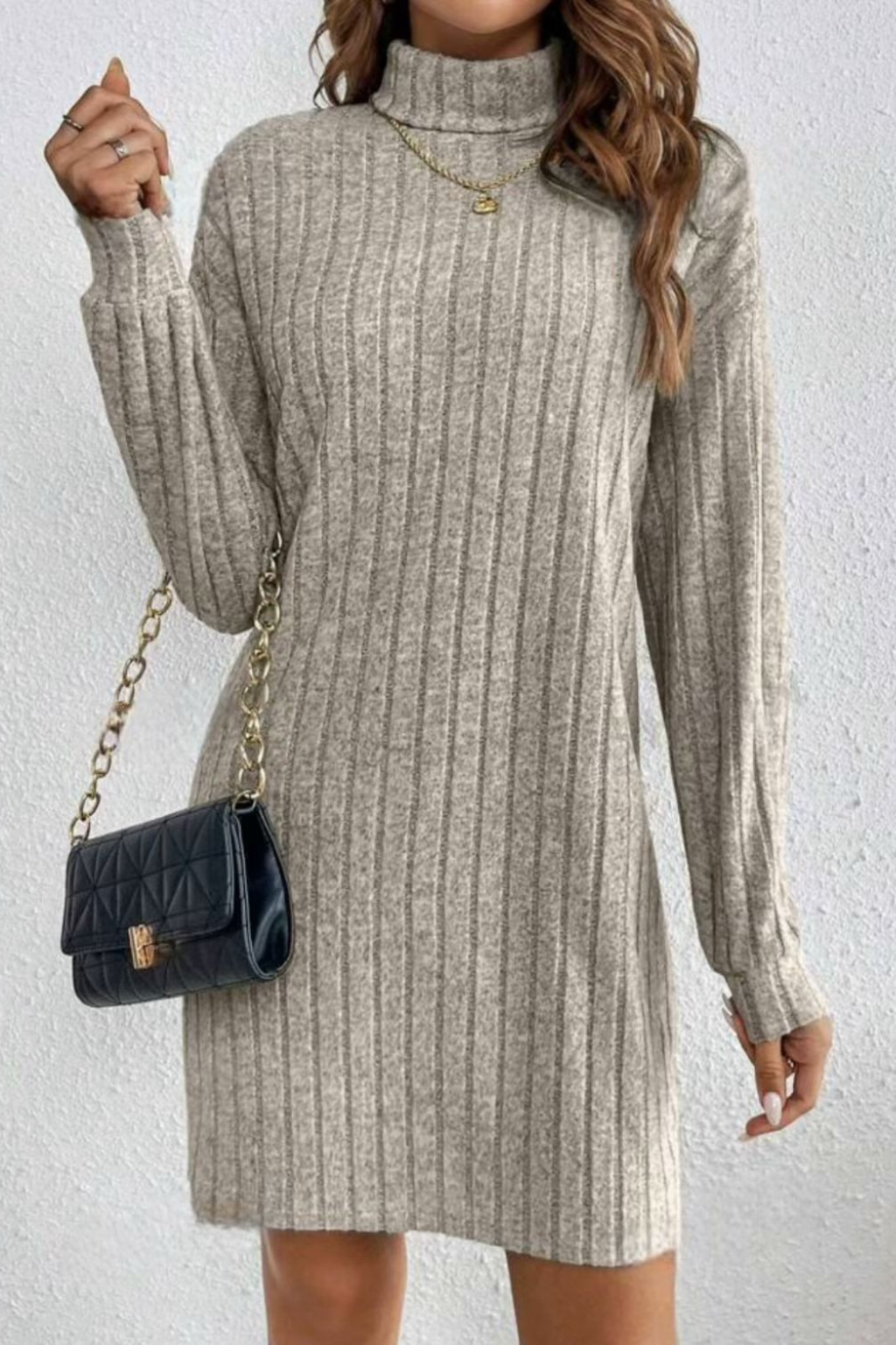 Amelia | Soft Ribbed Dress