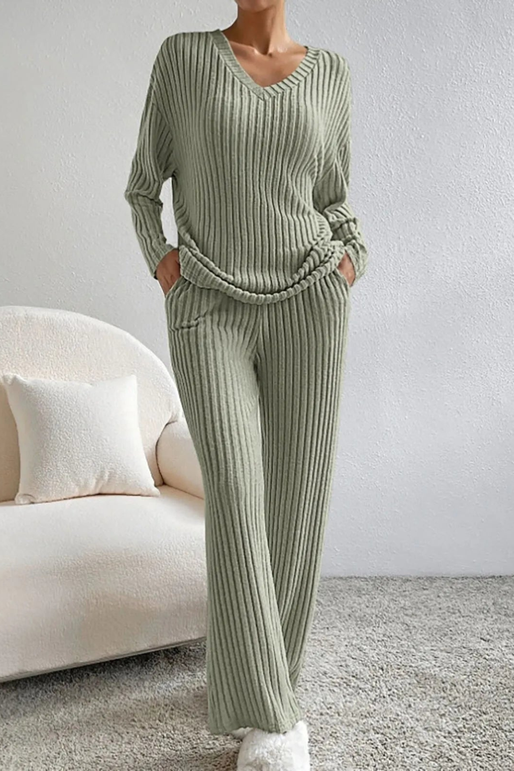 Hanna | Soft Ribbed Lounge Set