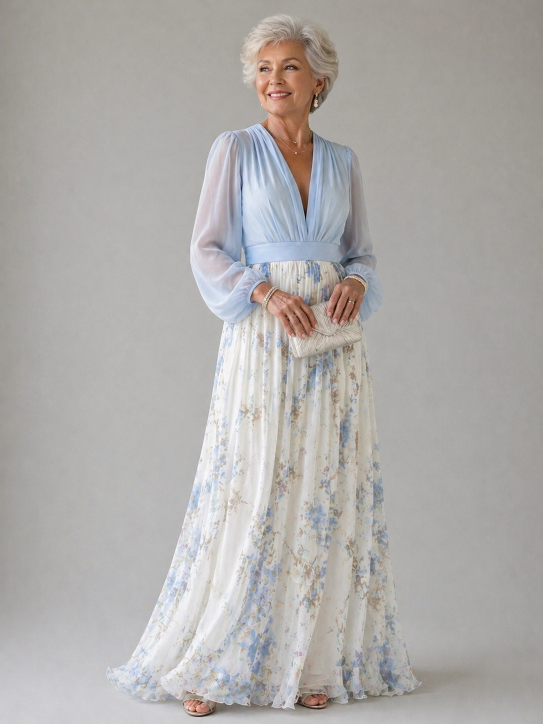 Ava | Elegant Floral Maxi Dress