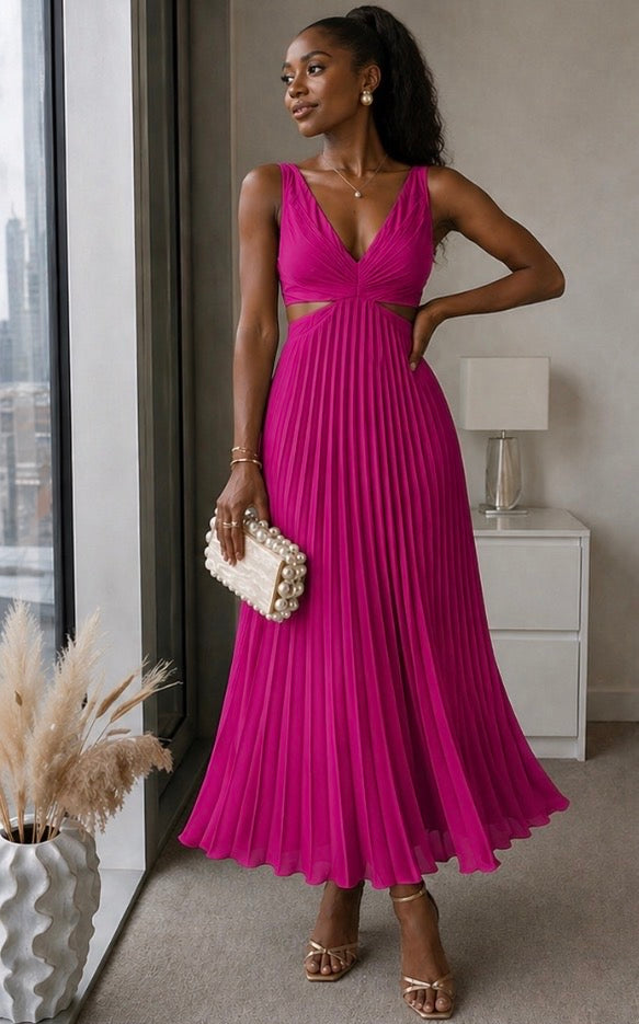 Valentina | Radiant Twist Maxi Dress