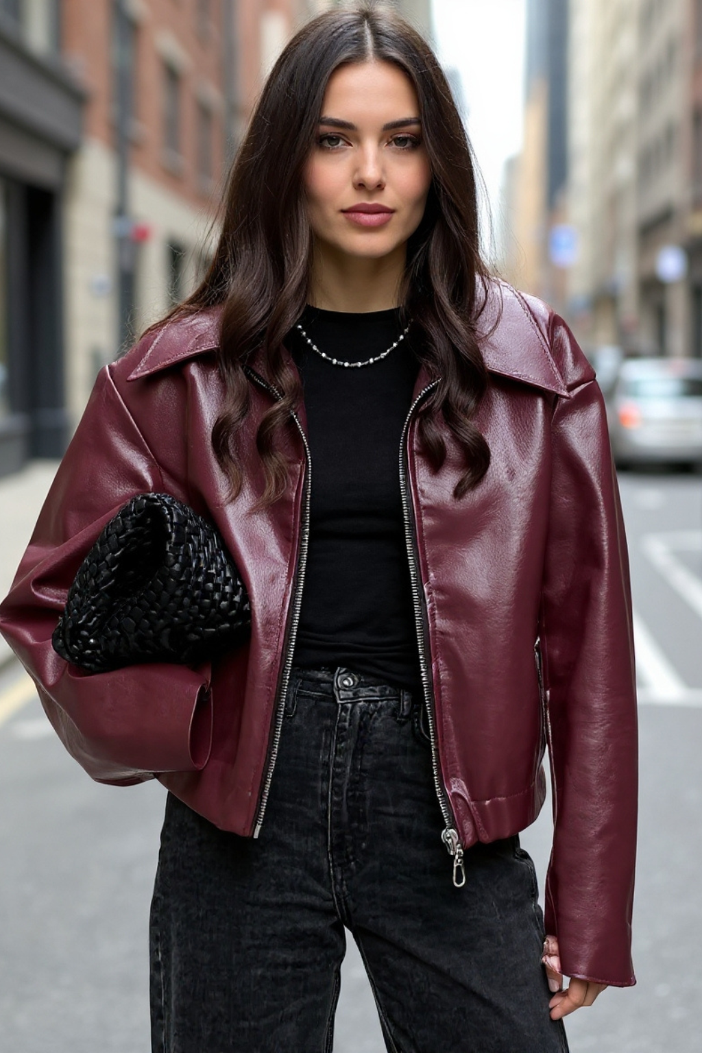 Elvira | Burgundy Jacket