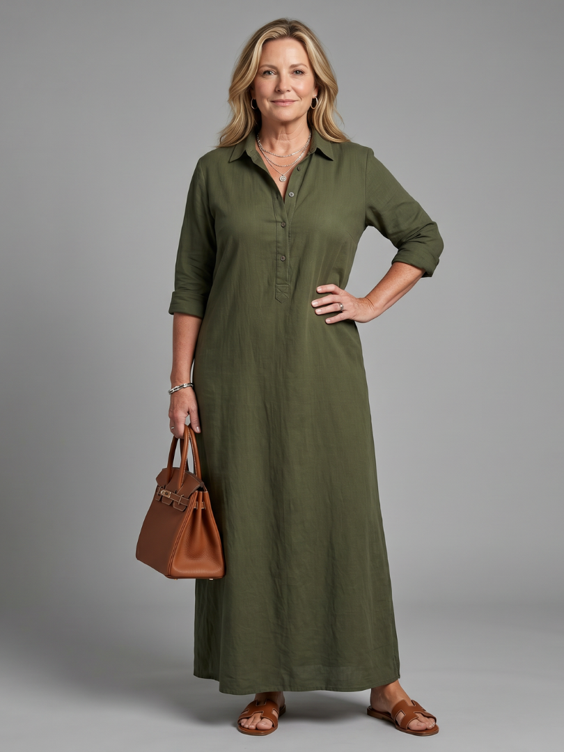 Freya| Long-Sleeve Maxi Dress
