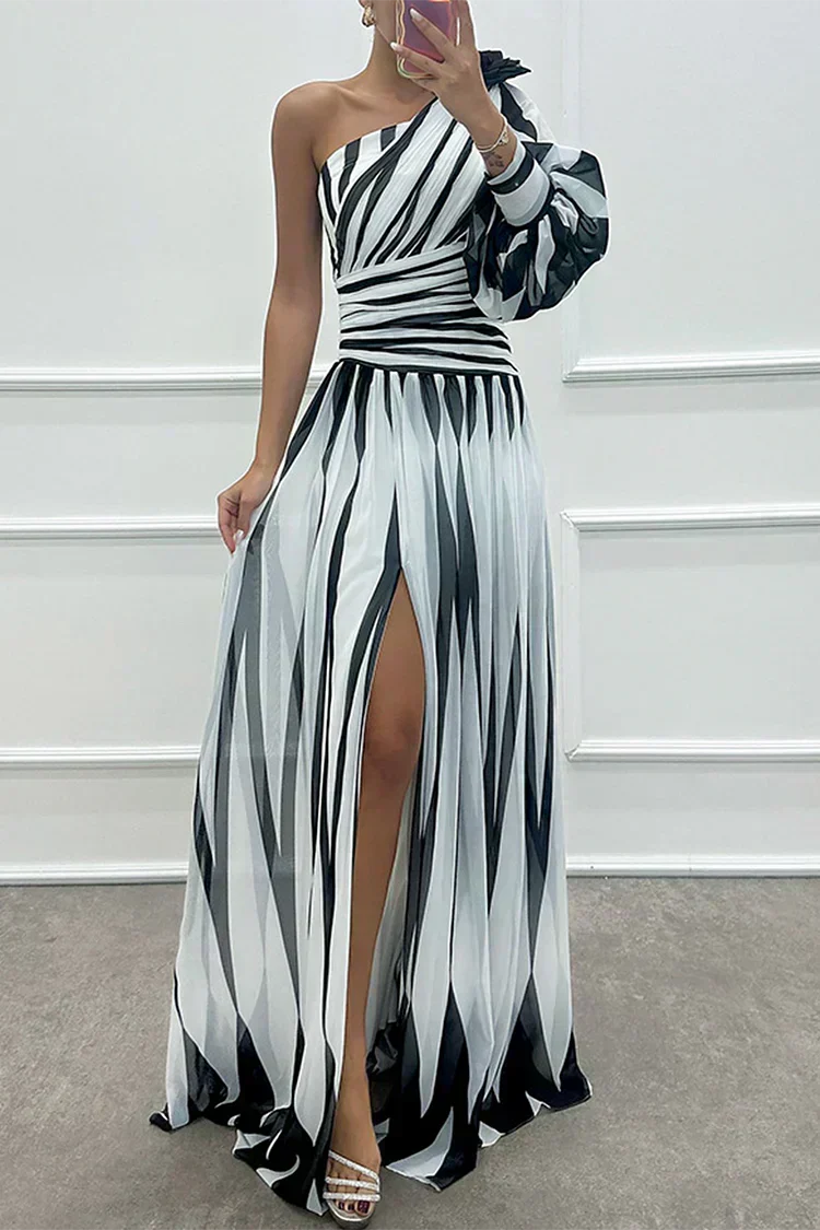 Tessa | Elegant Striped Maxi Dress