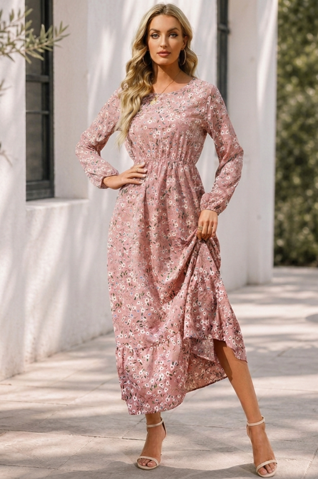 Sara | Floral Midi Dress