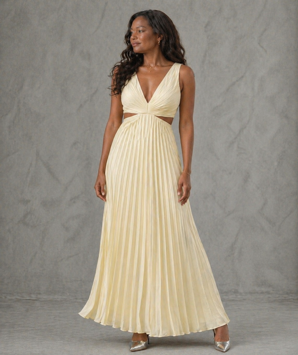 Valentina | Radiant Twist Maxi Dress
