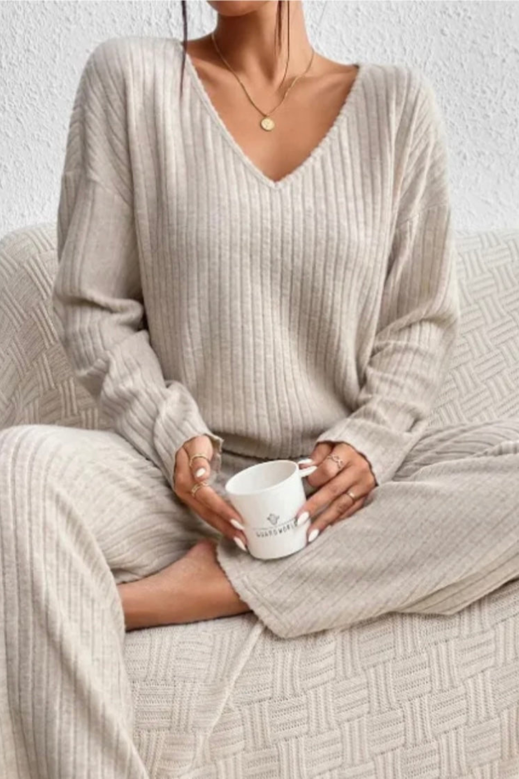 Hanna | Soft Ribbed Lounge Set