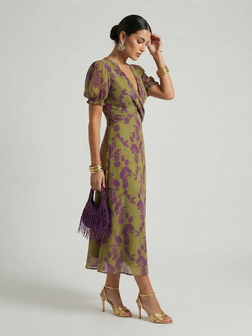 Marivelle | Relaxed Floral Midi Dress