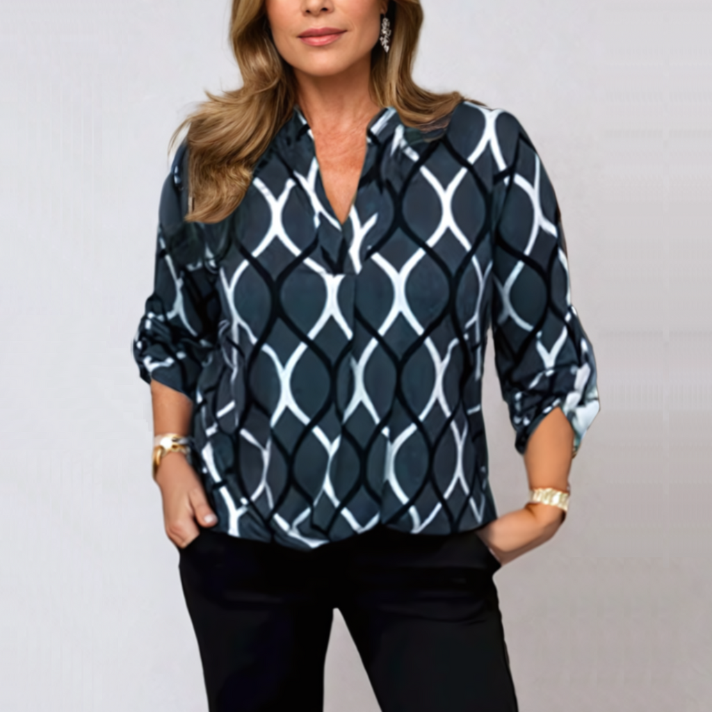 Alva | Patterned Blouse