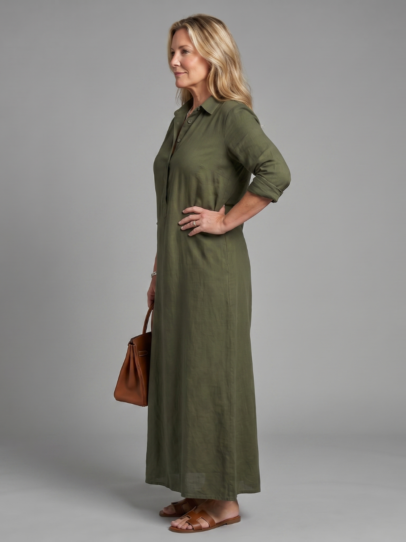 Freya| Long-Sleeve Maxi Dress