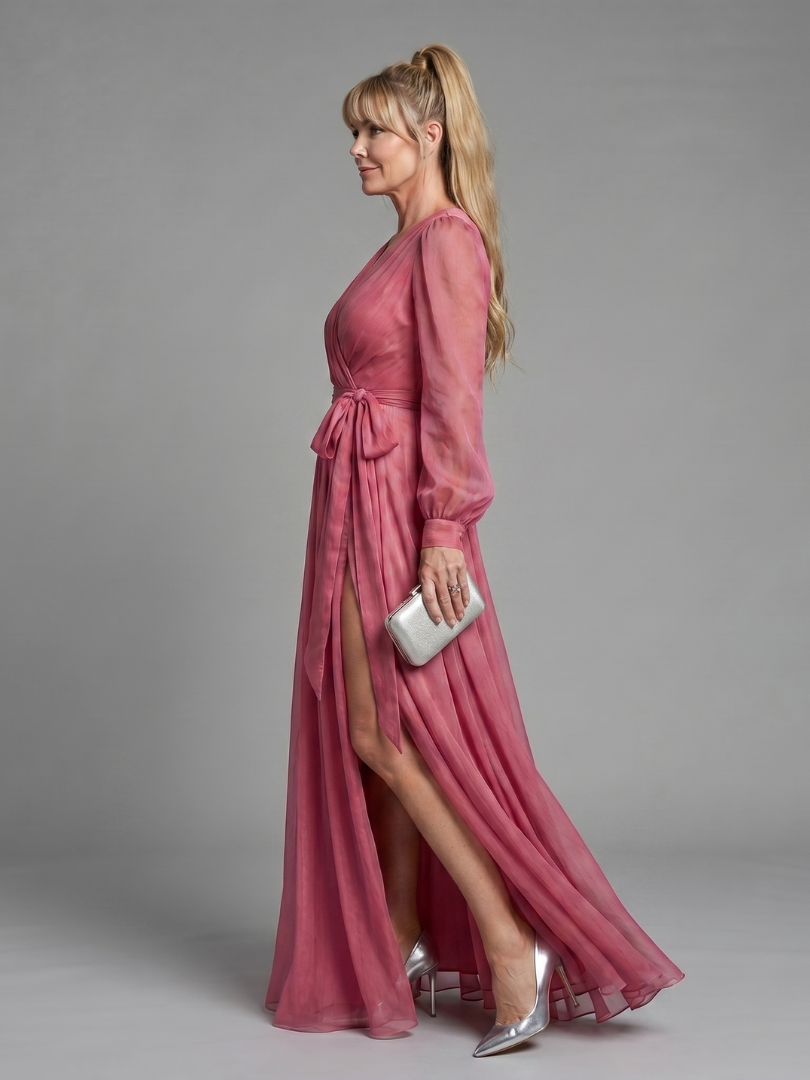 Sienna | Long Sleeve Flowing Maxi Dress