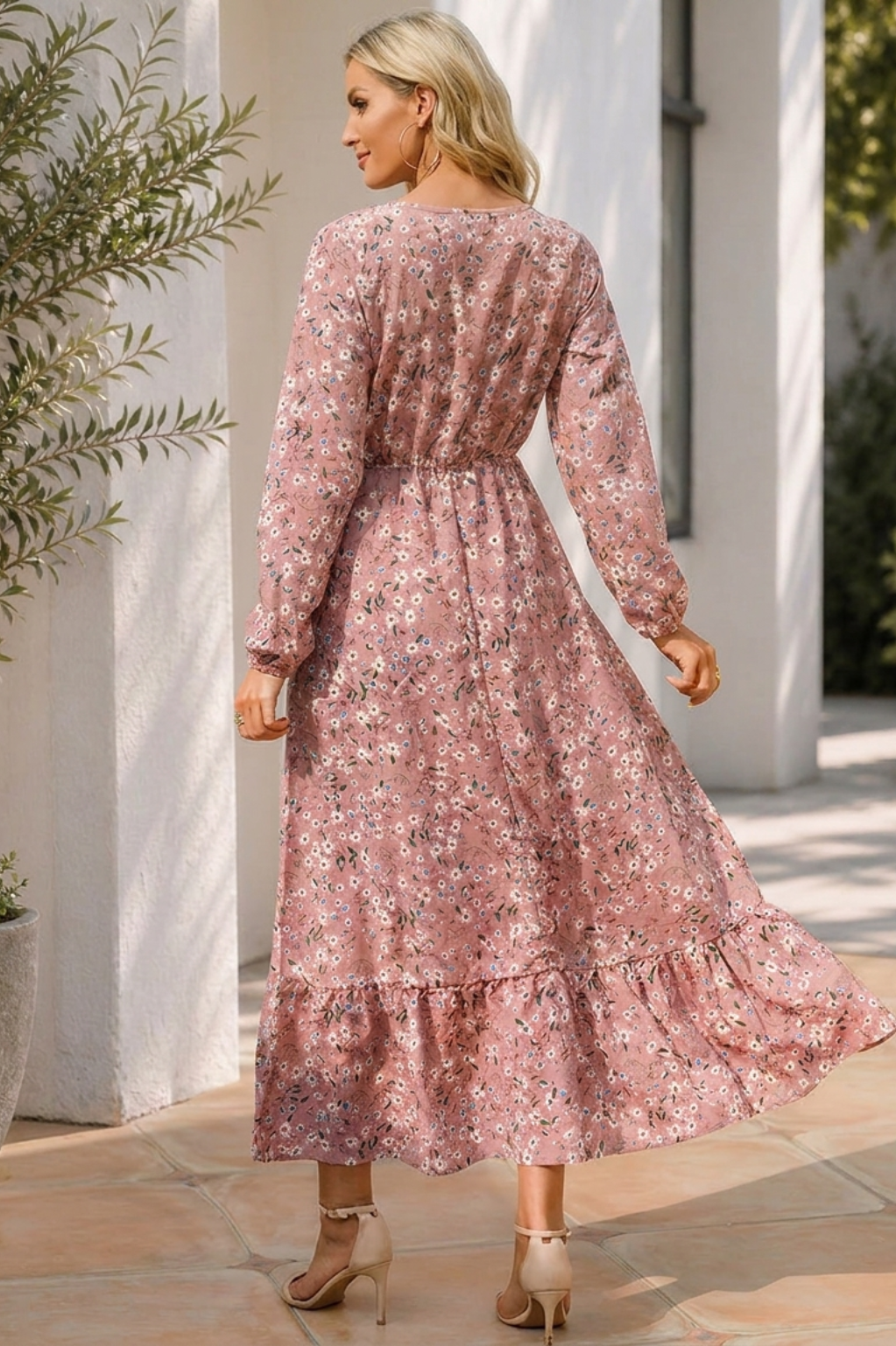 Sara | Floral Midi Dress