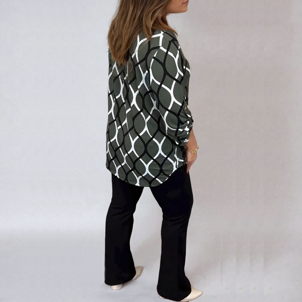 Alva | Patterned Blouse