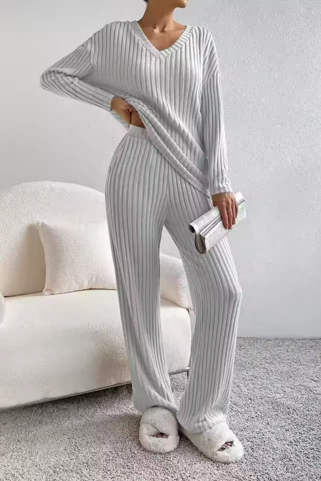 Hanna | Soft Ribbed Lounge Set