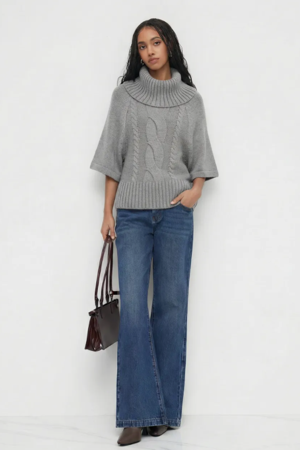 Noelle | Soft Cable Knit Sweater