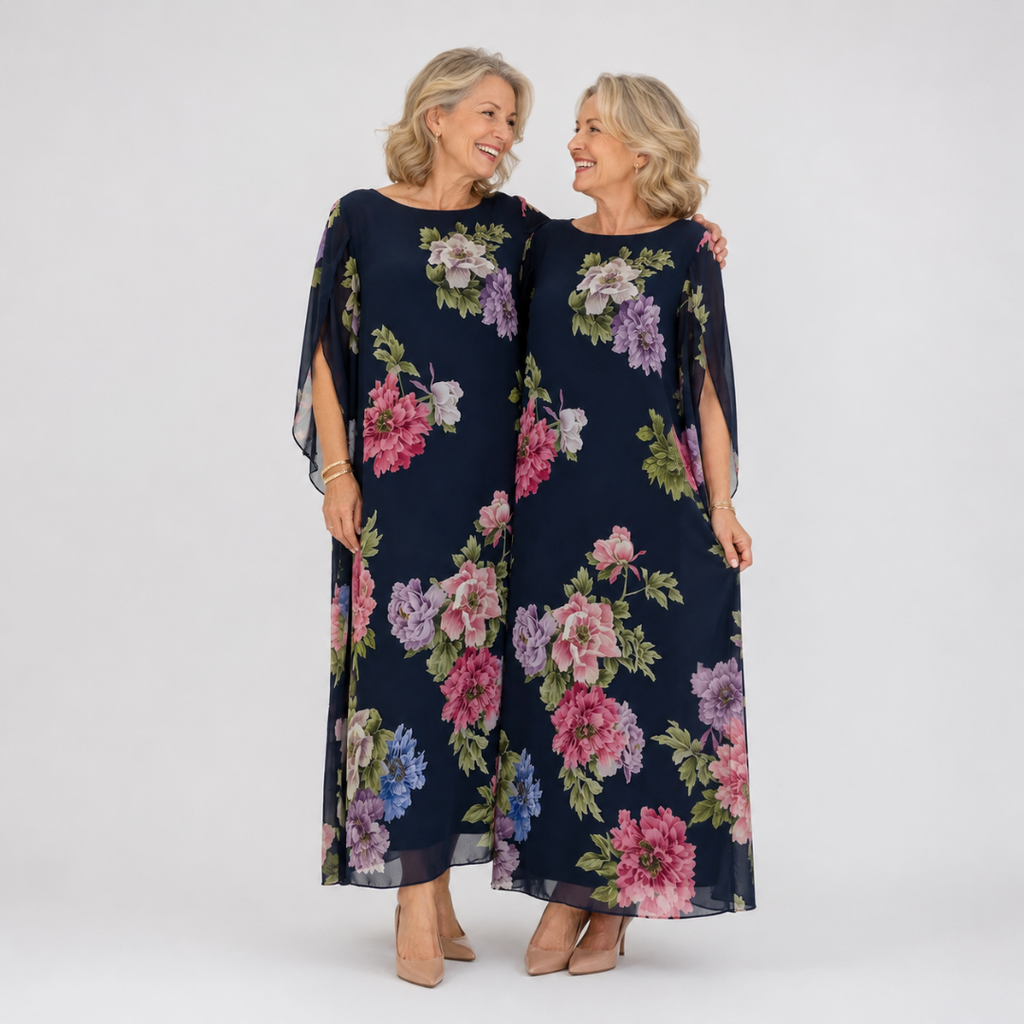Seraphina | Midnight Bloom Maxi Dress