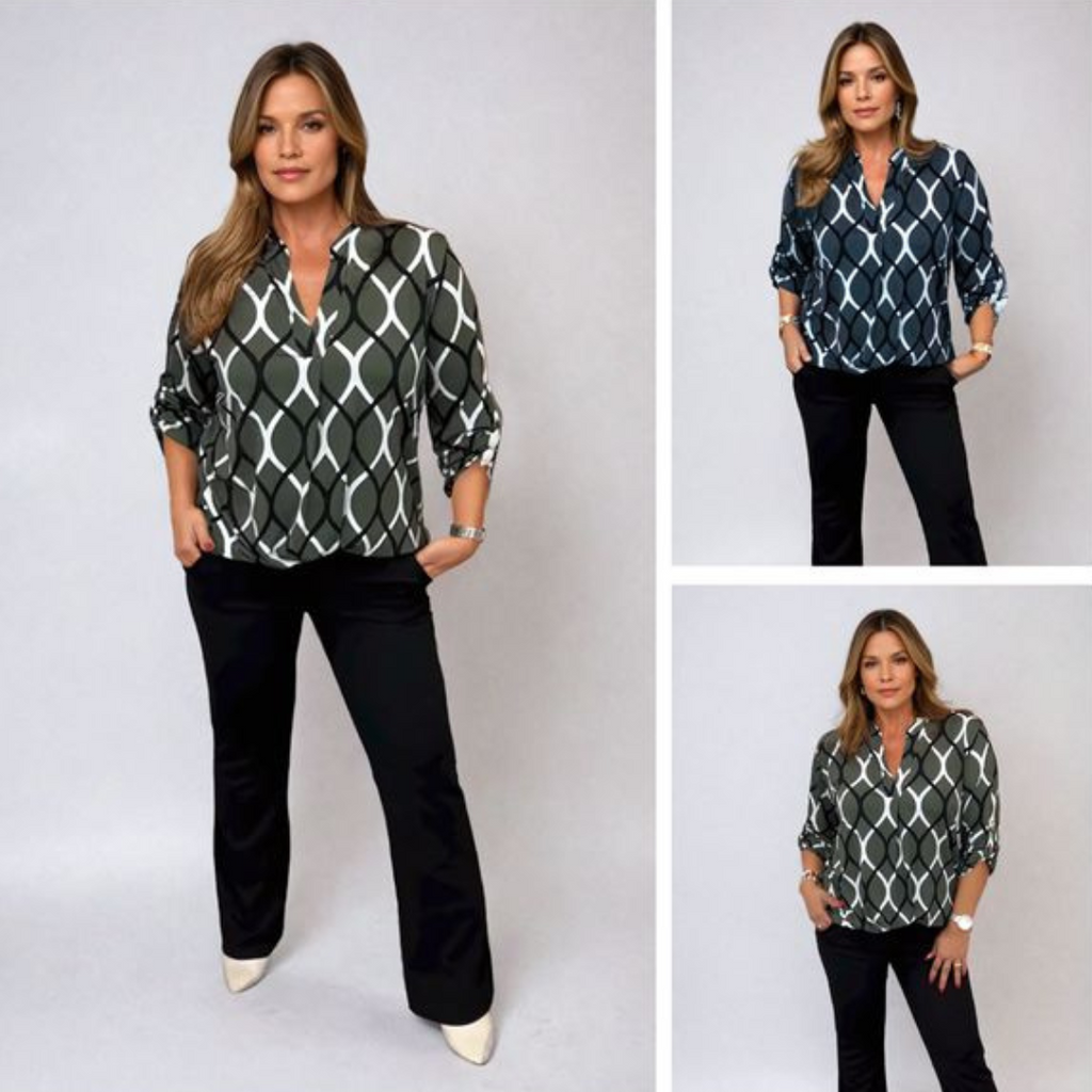 Alva | Patterned Blouse