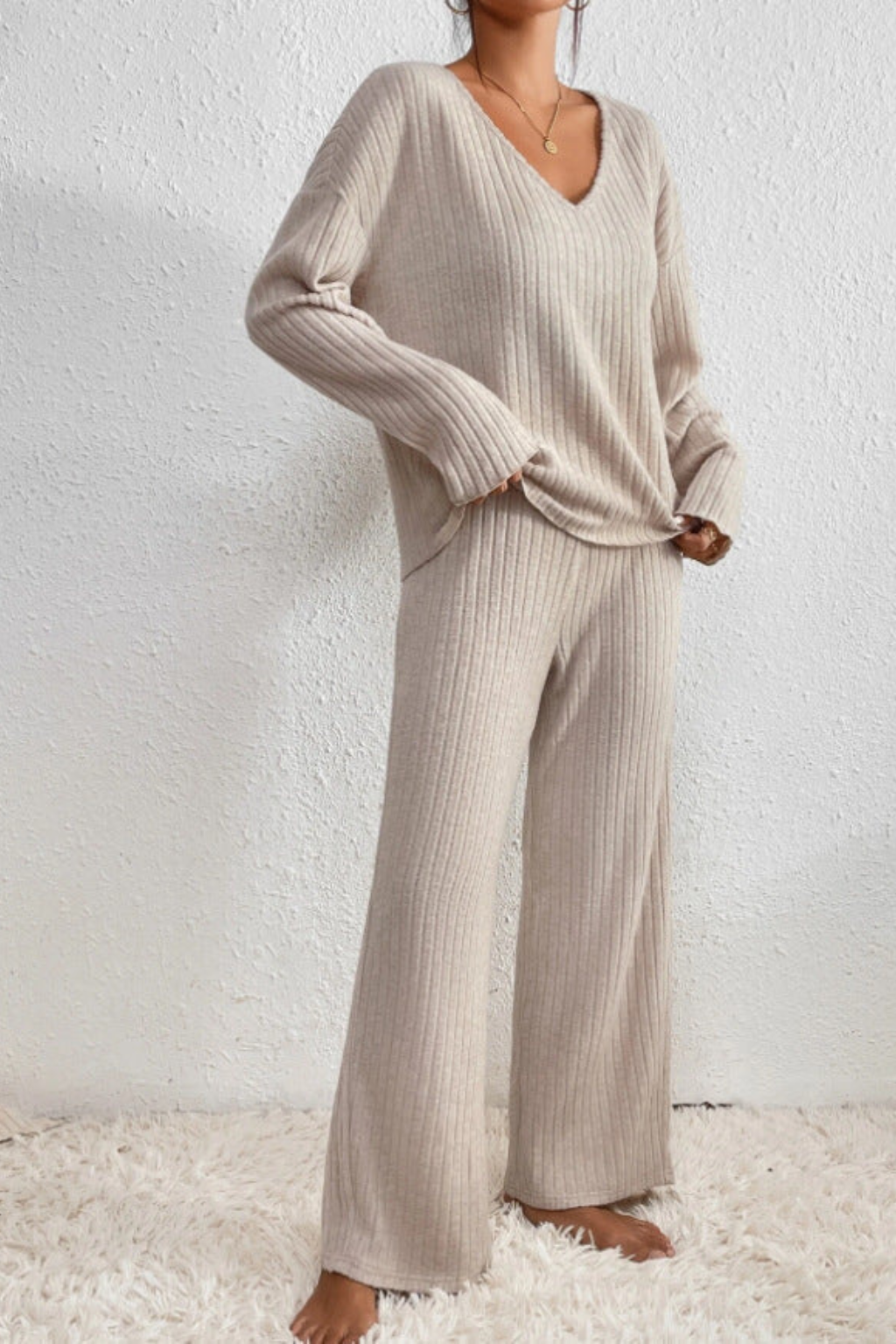 Hanna | Soft Ribbed Lounge Set