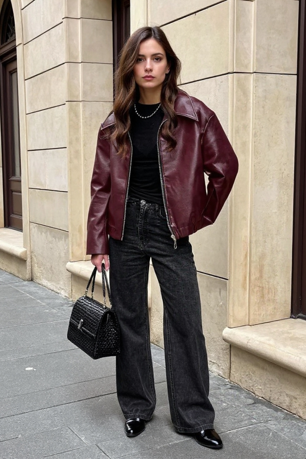 Elvira | Burgundy Jacket