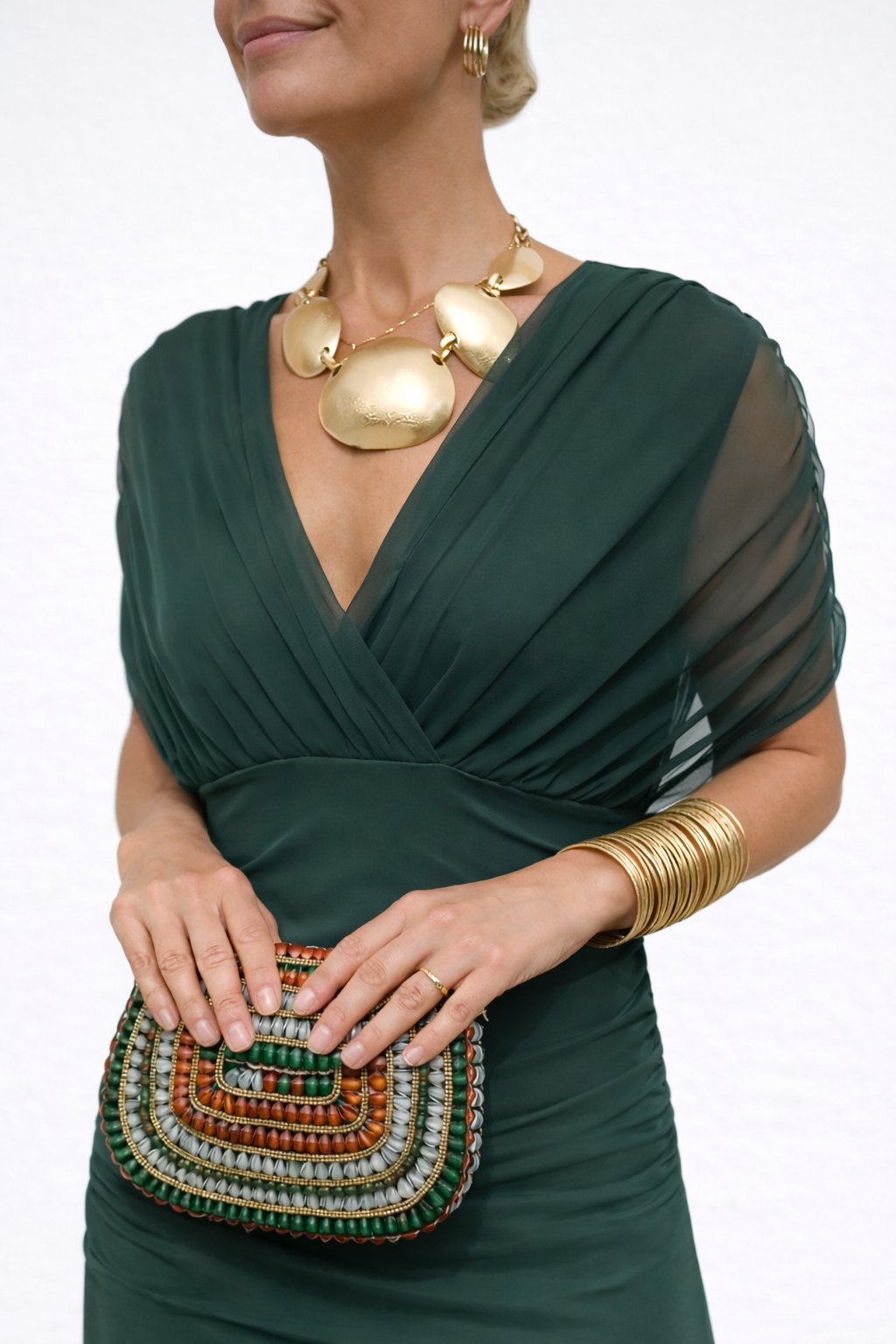 Victoria | Draped Maxi Dress