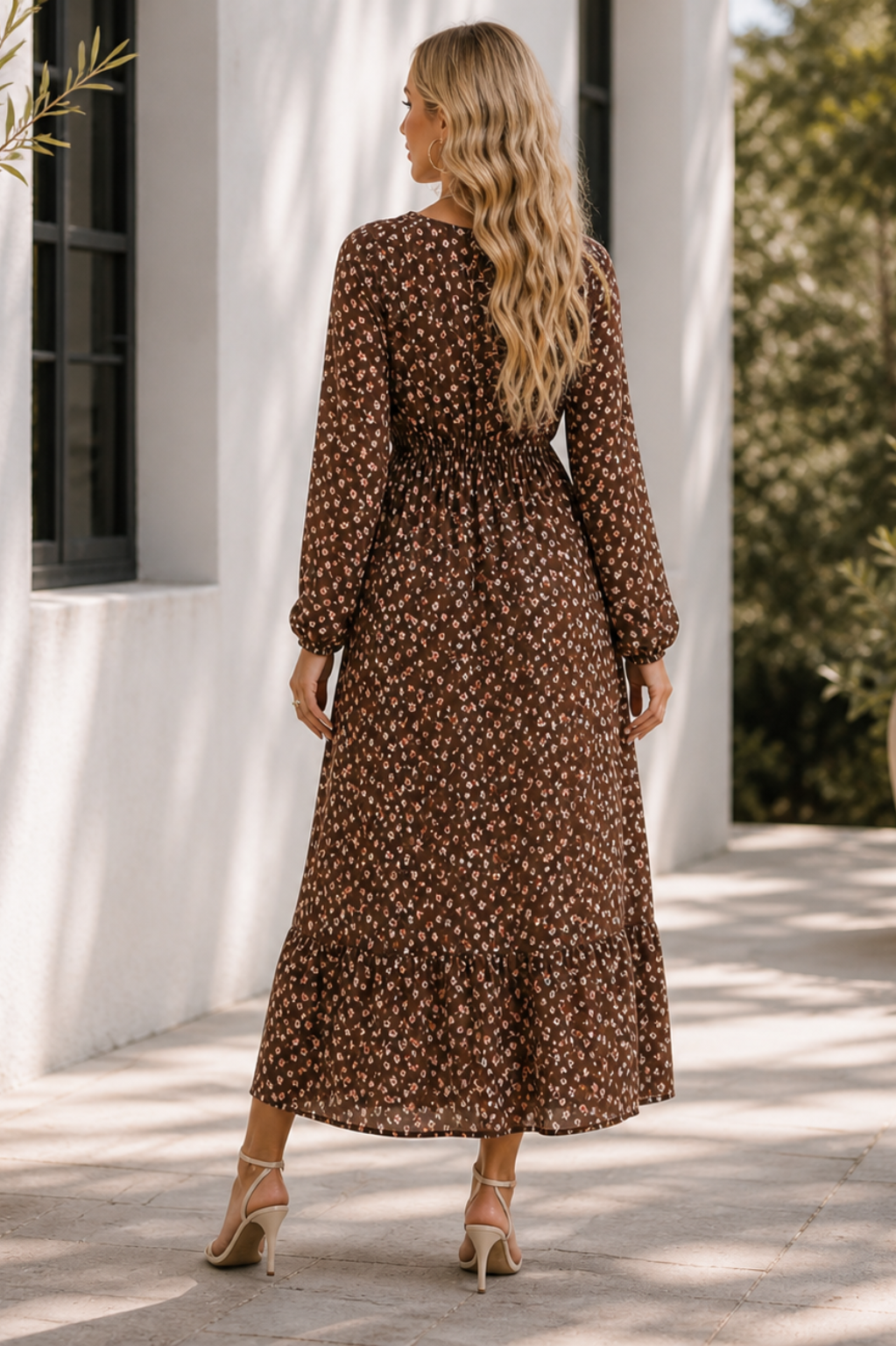 Sara | Floral Midi Dress