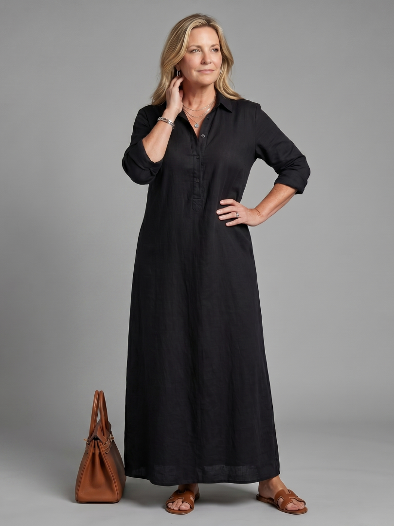 Freya| Long-Sleeve Maxi Dress