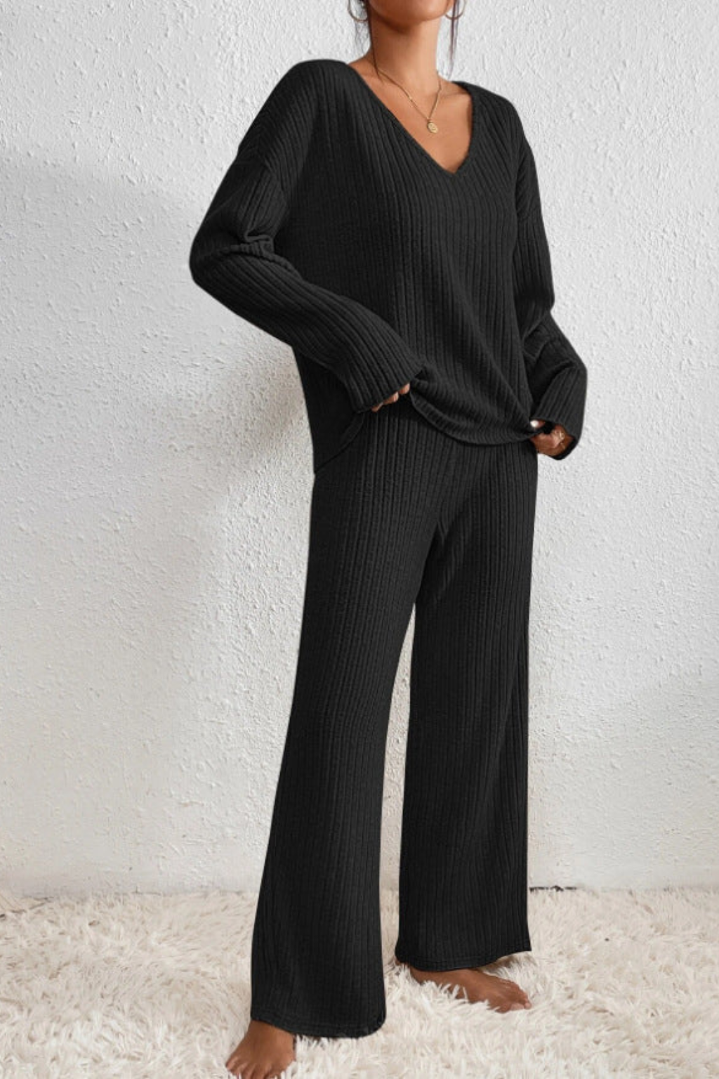 Hanna | Soft Ribbed Lounge Set
