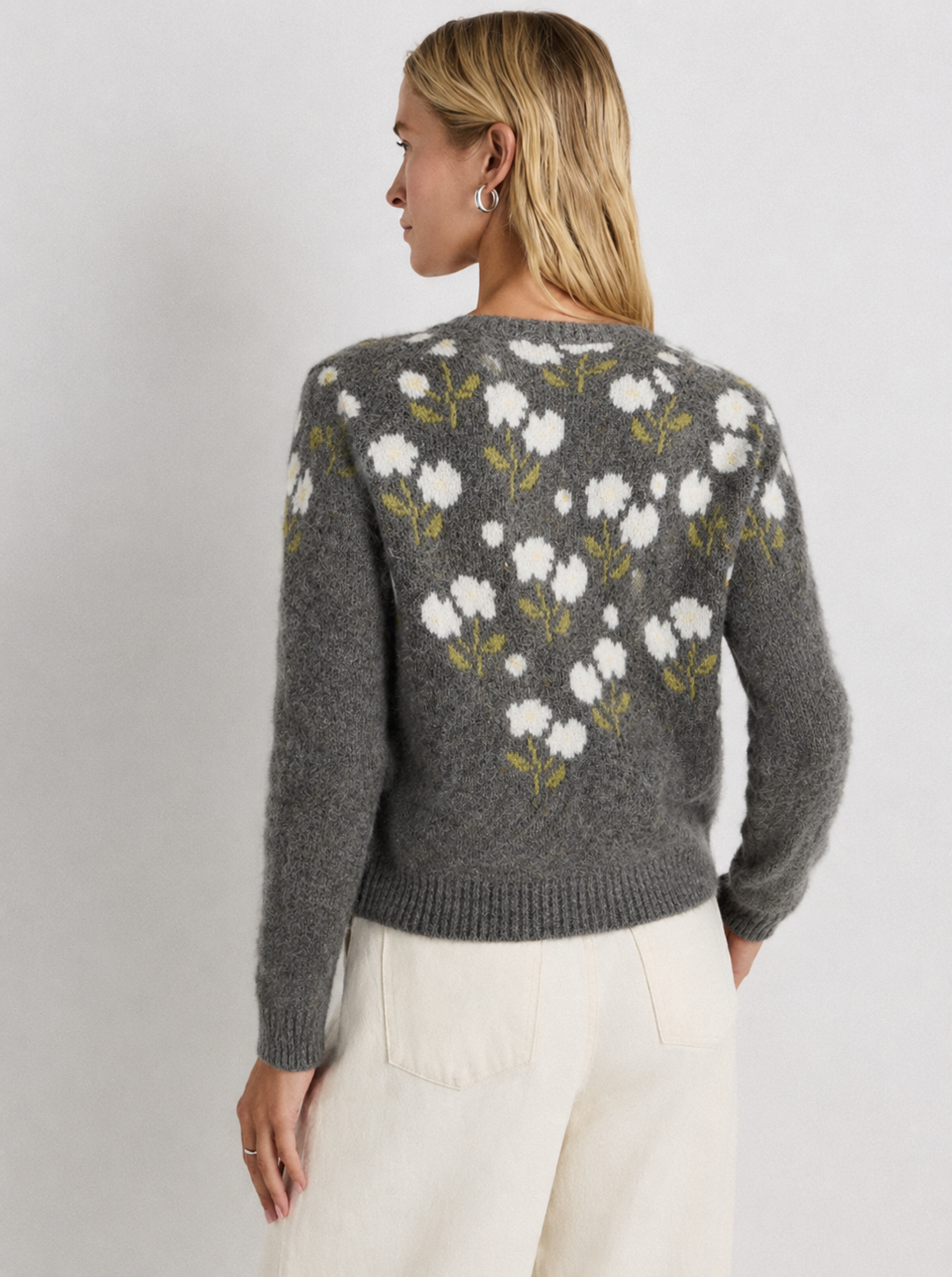 Ängsblom | Floral Knit Cardigan