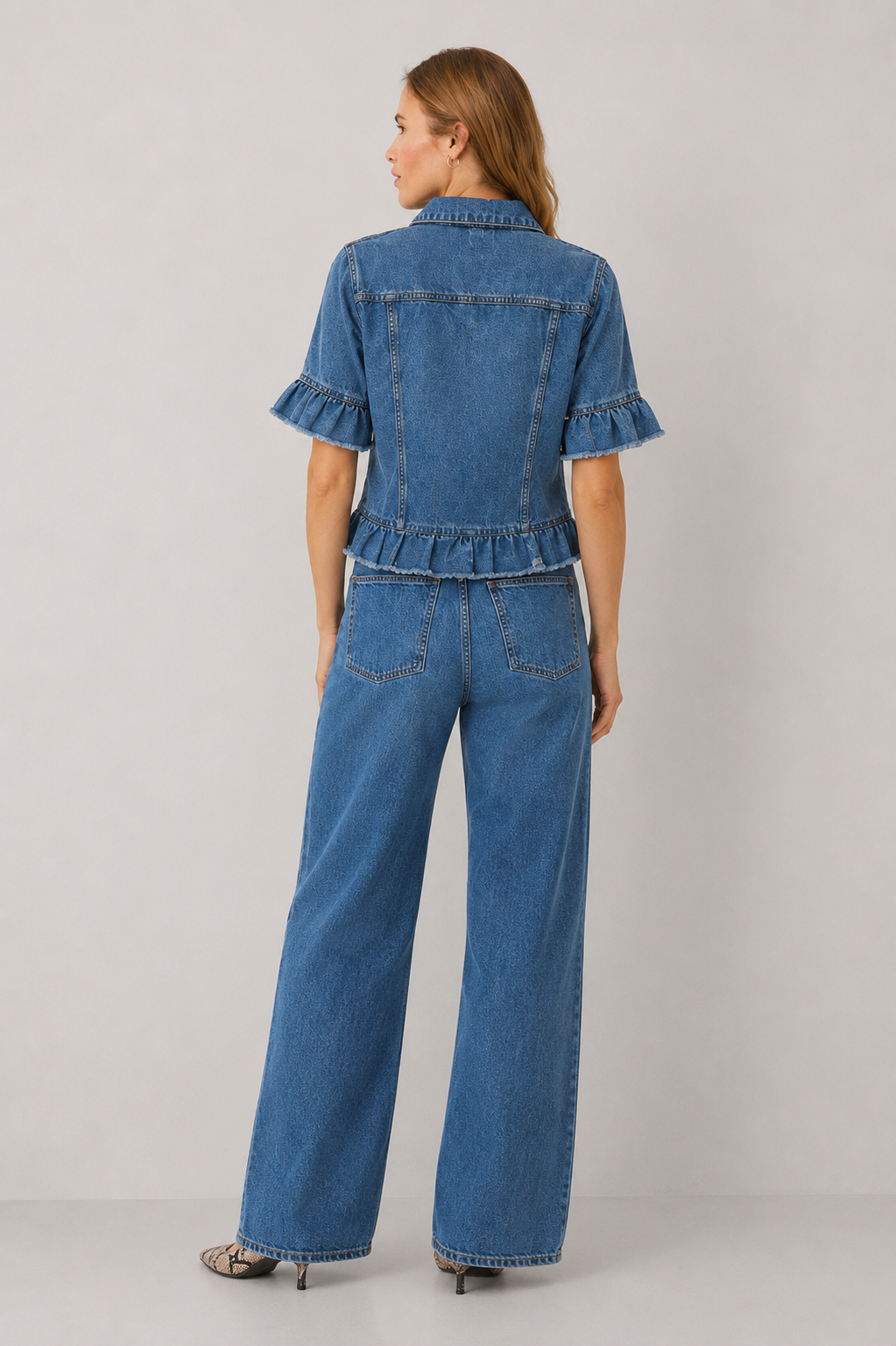 Ella | Short Sleeve Denim Jacket