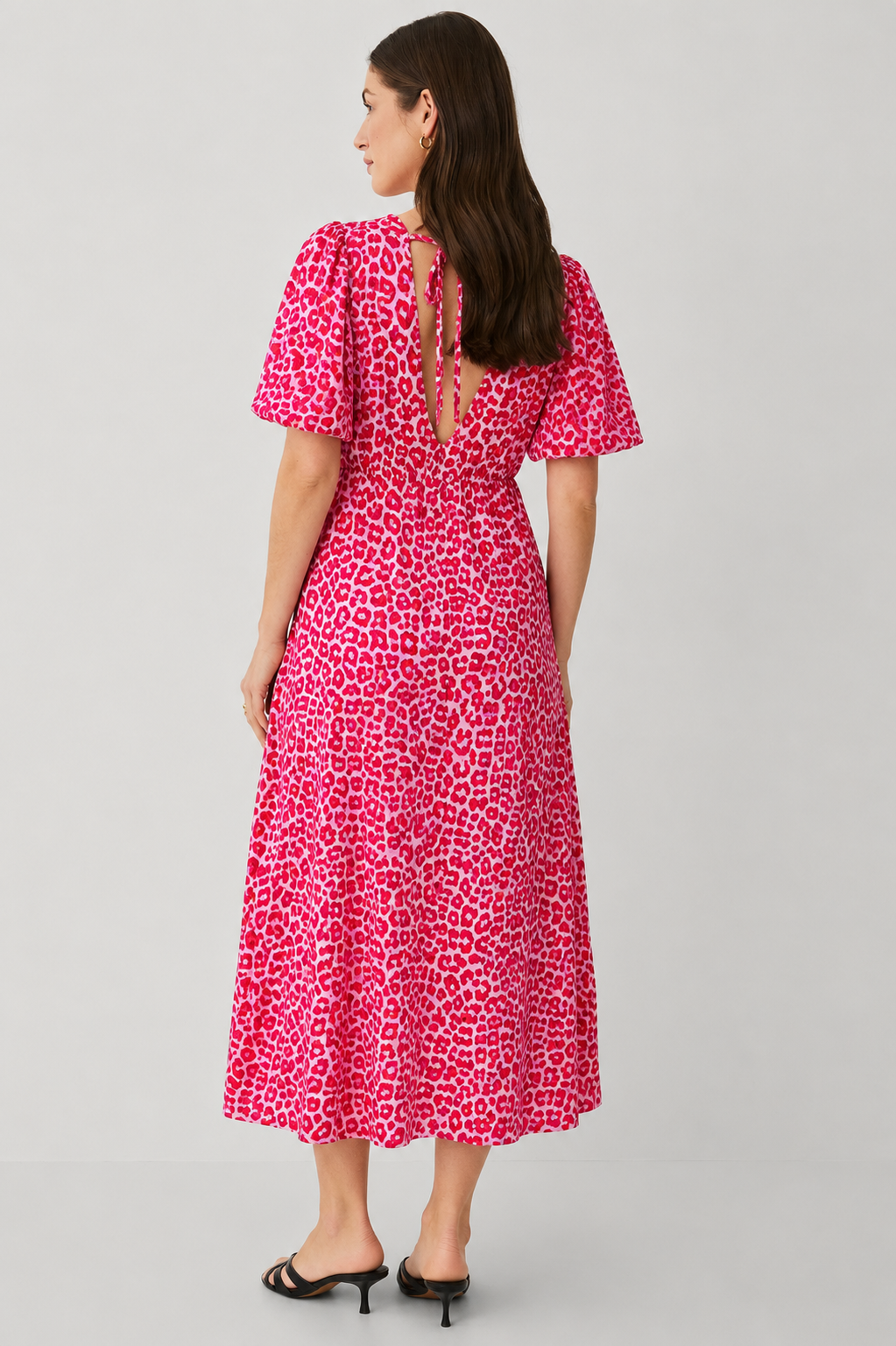 Amanda | Leopard Midi Dress
