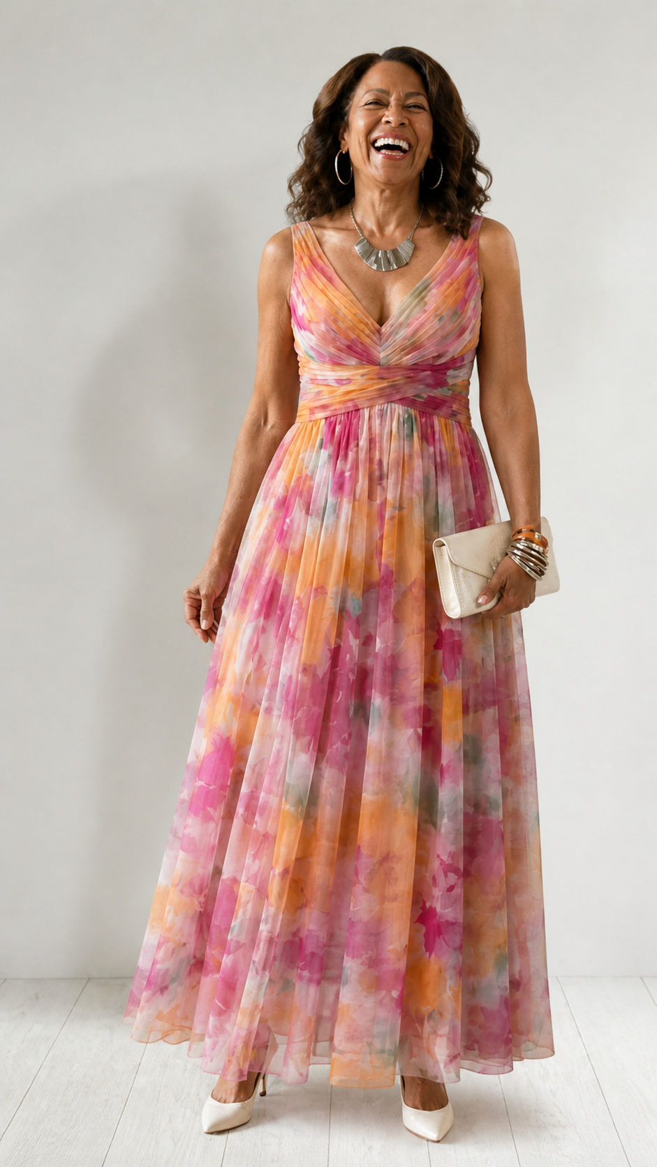 Valleria | Soft Wrap Maxi Dress
