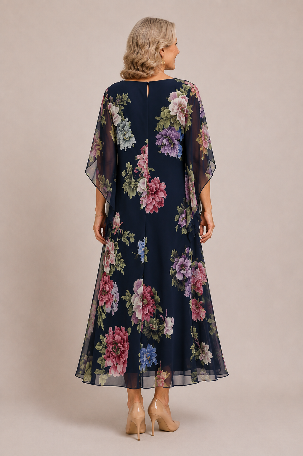 Seraphina | Midnight Bloom Maxi Dress