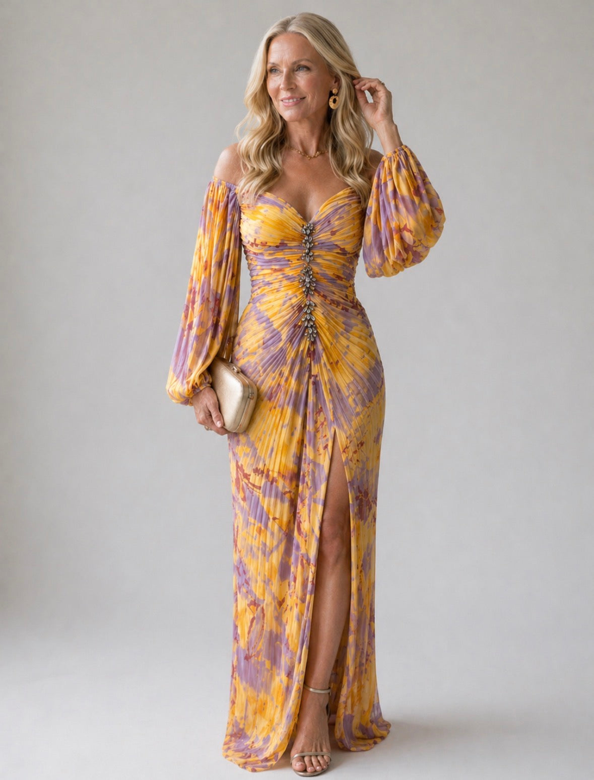 Ivy | Elegant V-Neck Soft Dress