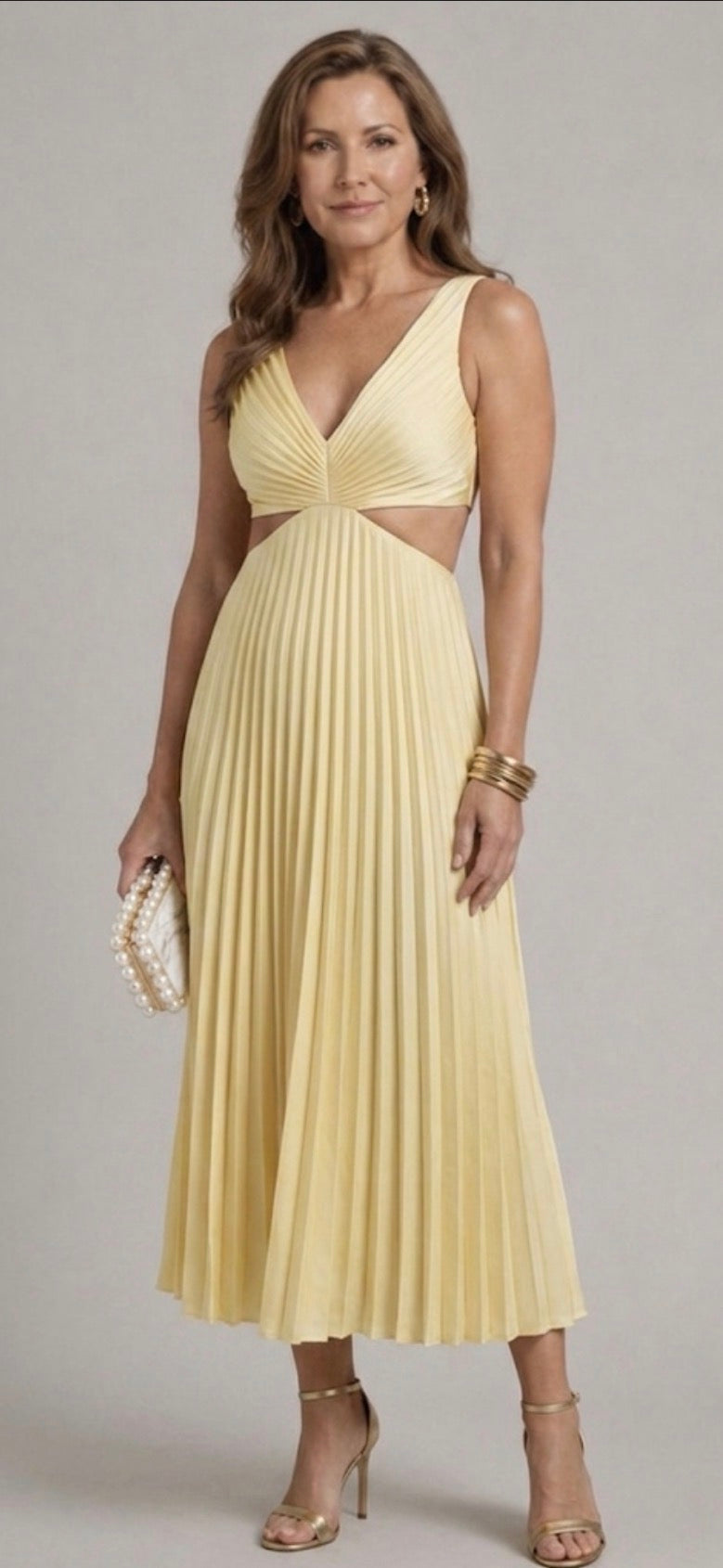 Valentina | Radiant Twist Maxi Dress