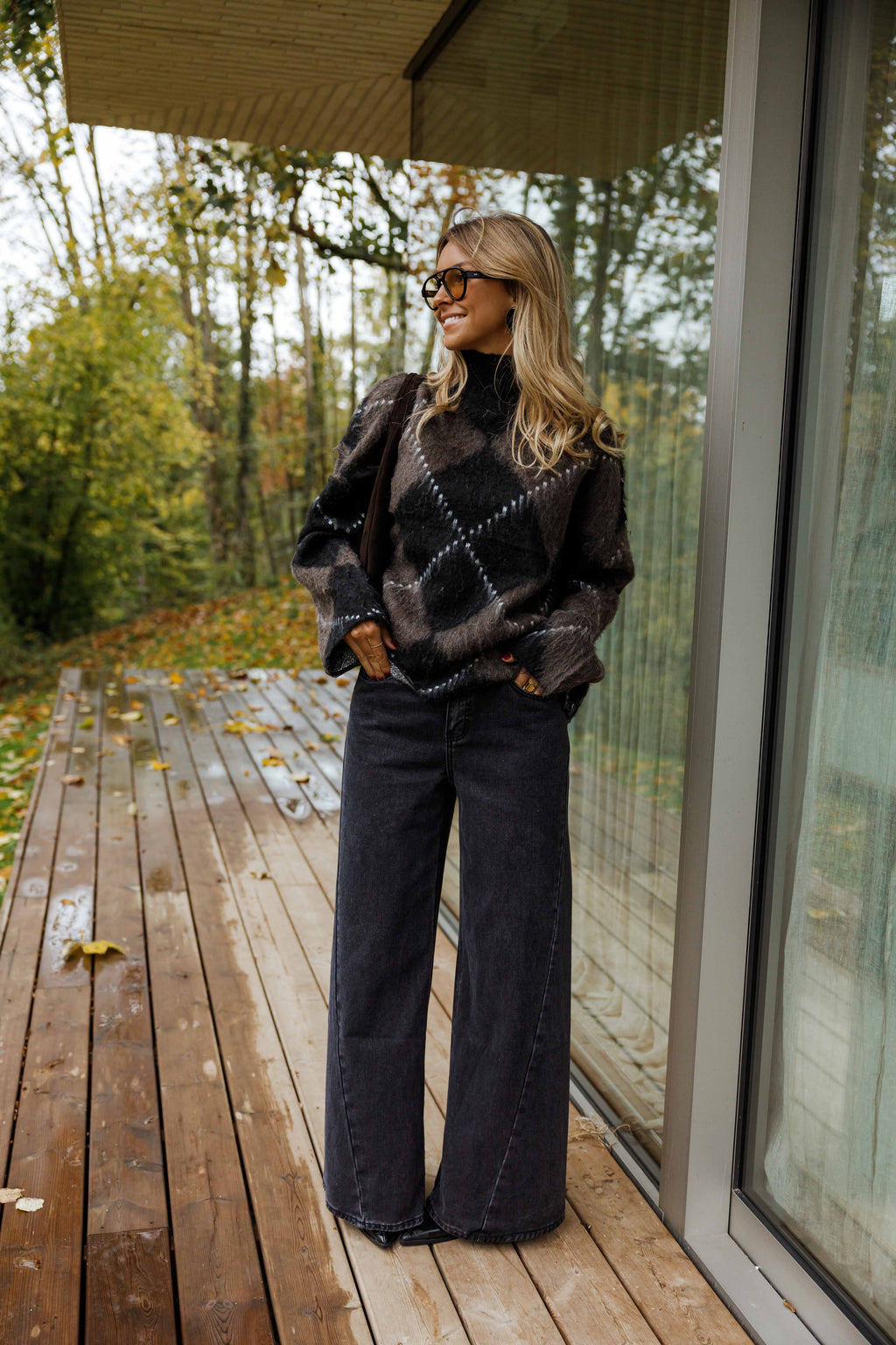 Molly | Check Knit Jumper