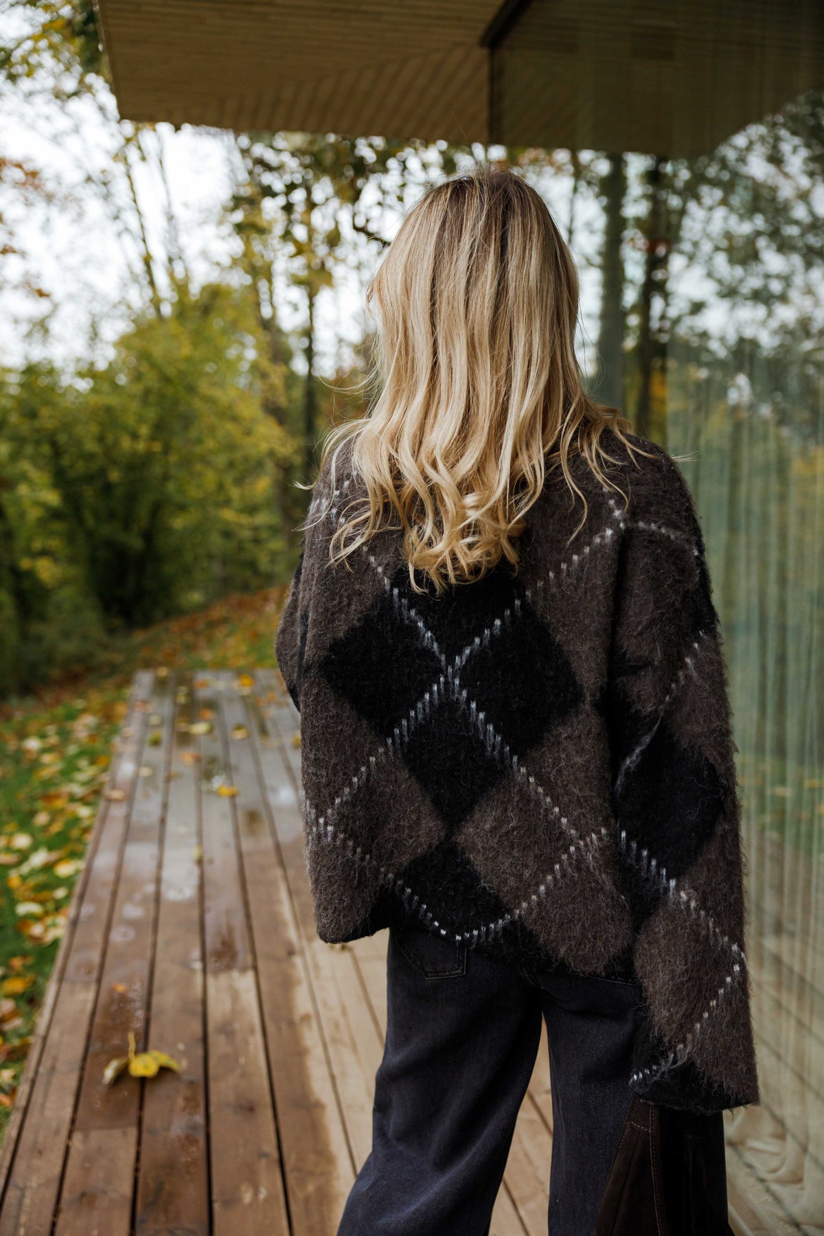 Molly | Check Knit Jumper