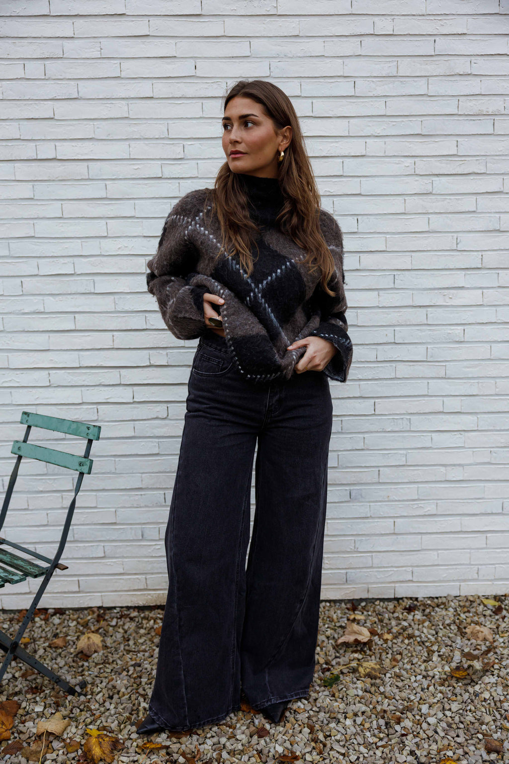 Molly | Check Knit Jumper