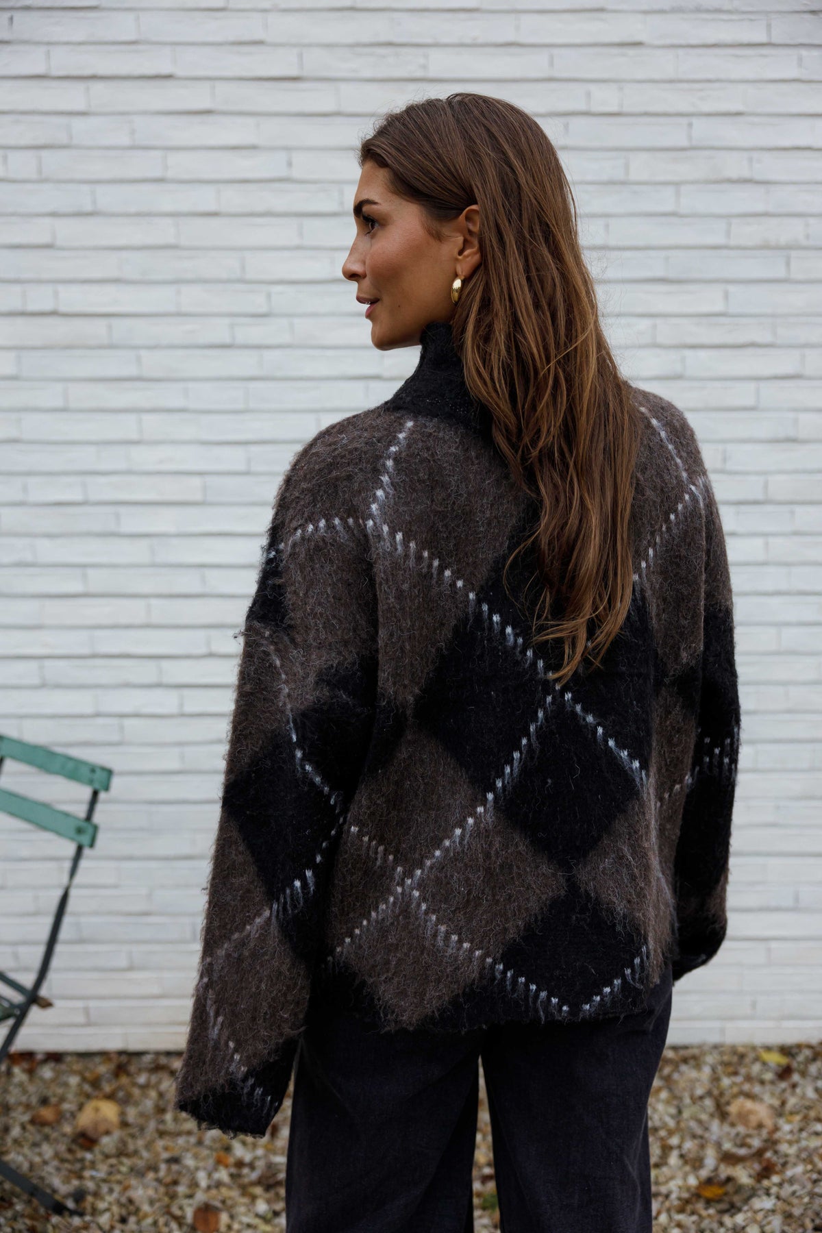 Molly | Check Knit Jumper
