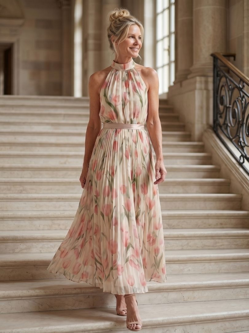 Natalie | Floral Midi Dress