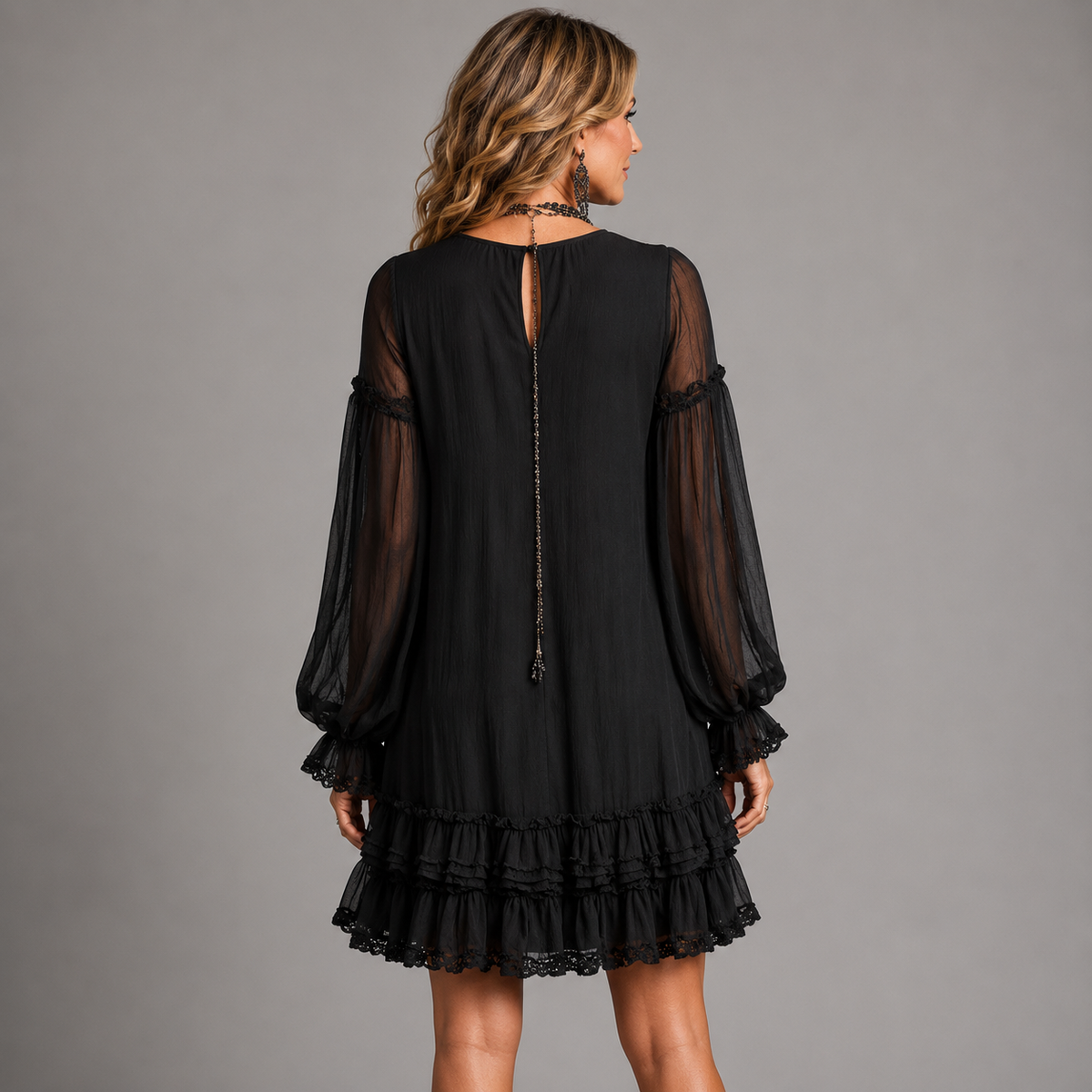 Alessia | Feminine Ruffle Mini Dress
