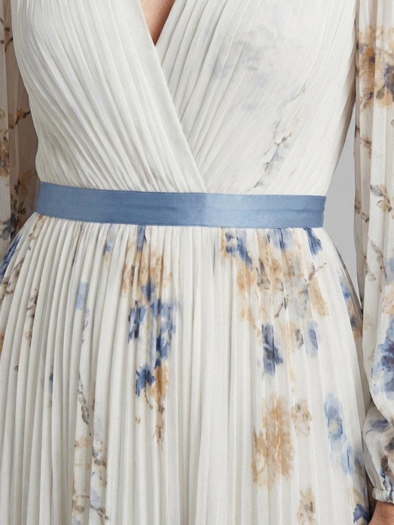 Celestine | Long Sleeve Floral Maxi Dress