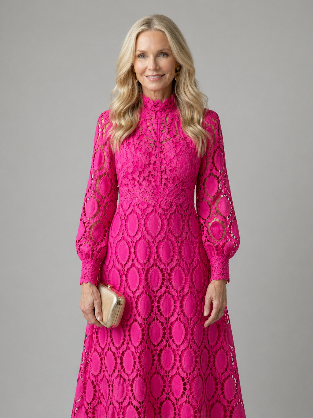 Sophia | Elegant Lace Midi Dress