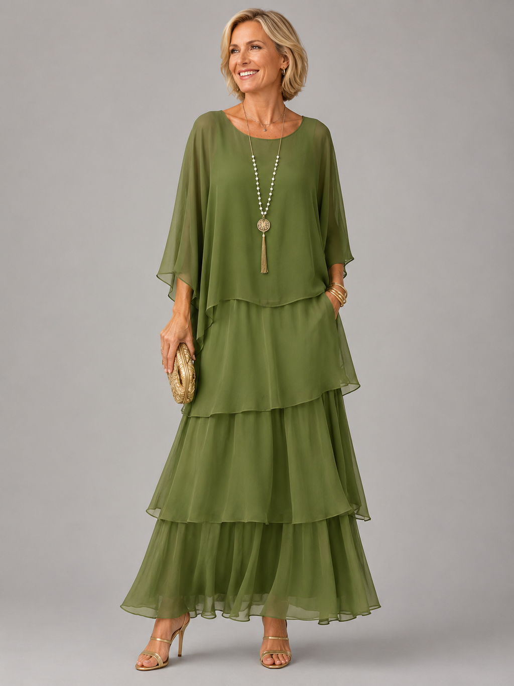 Elena | Elegant Flowing Maxi Dress