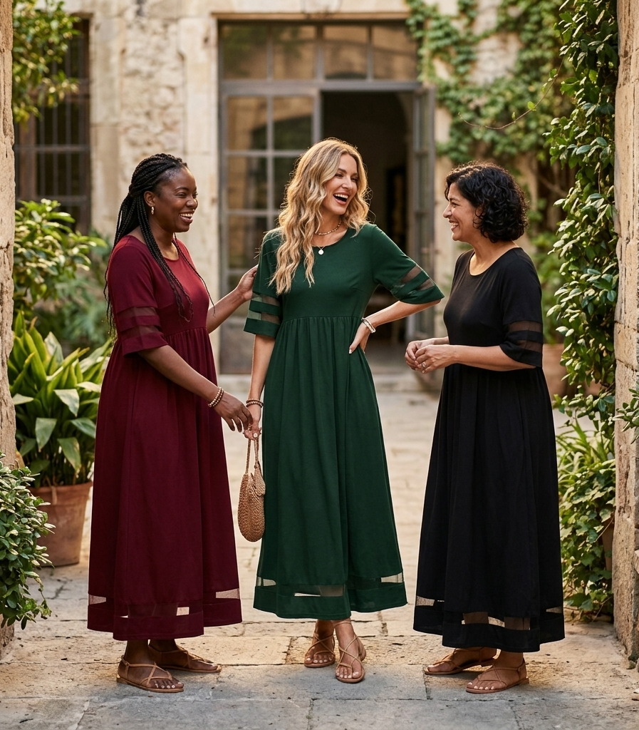 Rosalie | Flattering Midi Dress