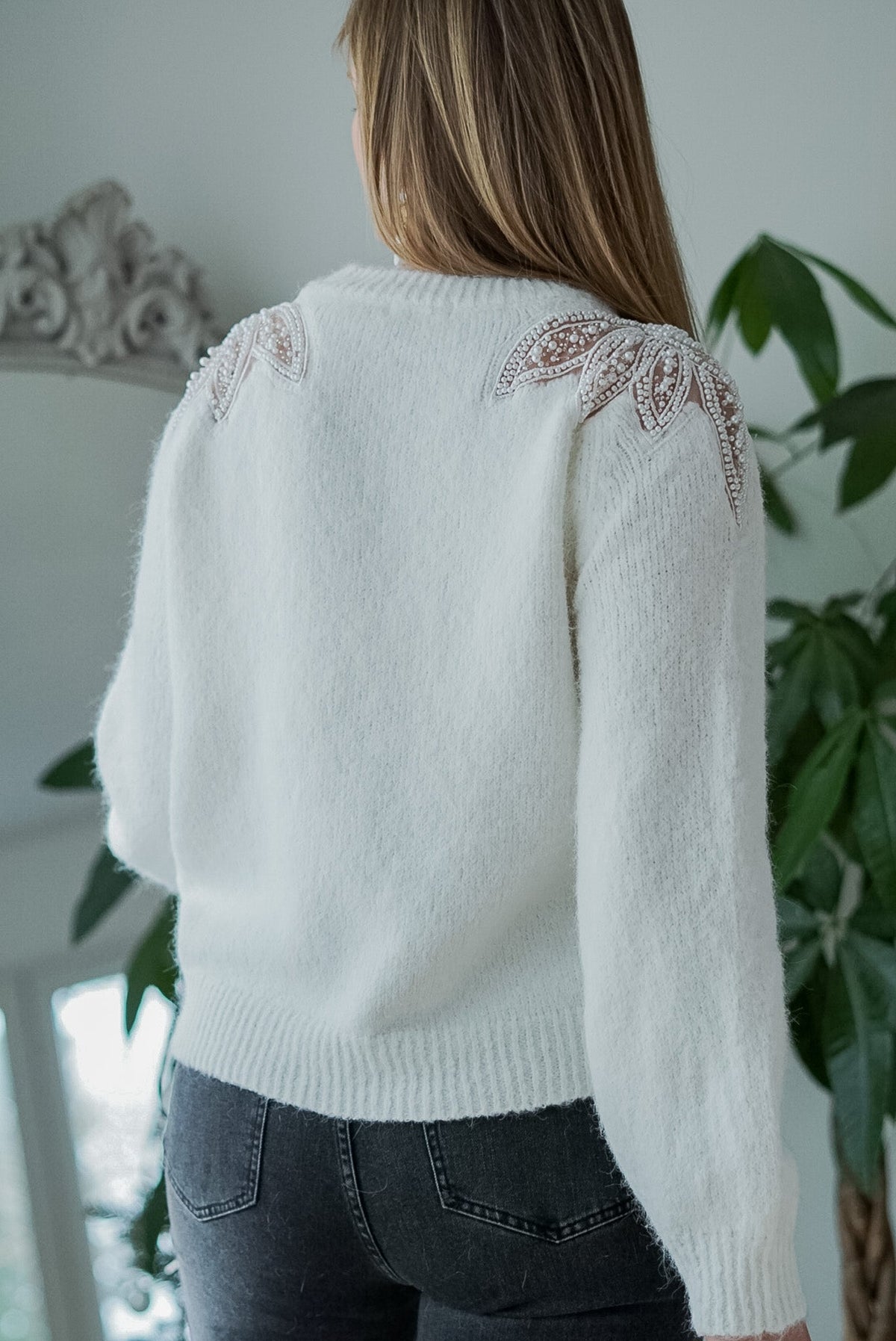 Maeve | Beaded Knit Jumper