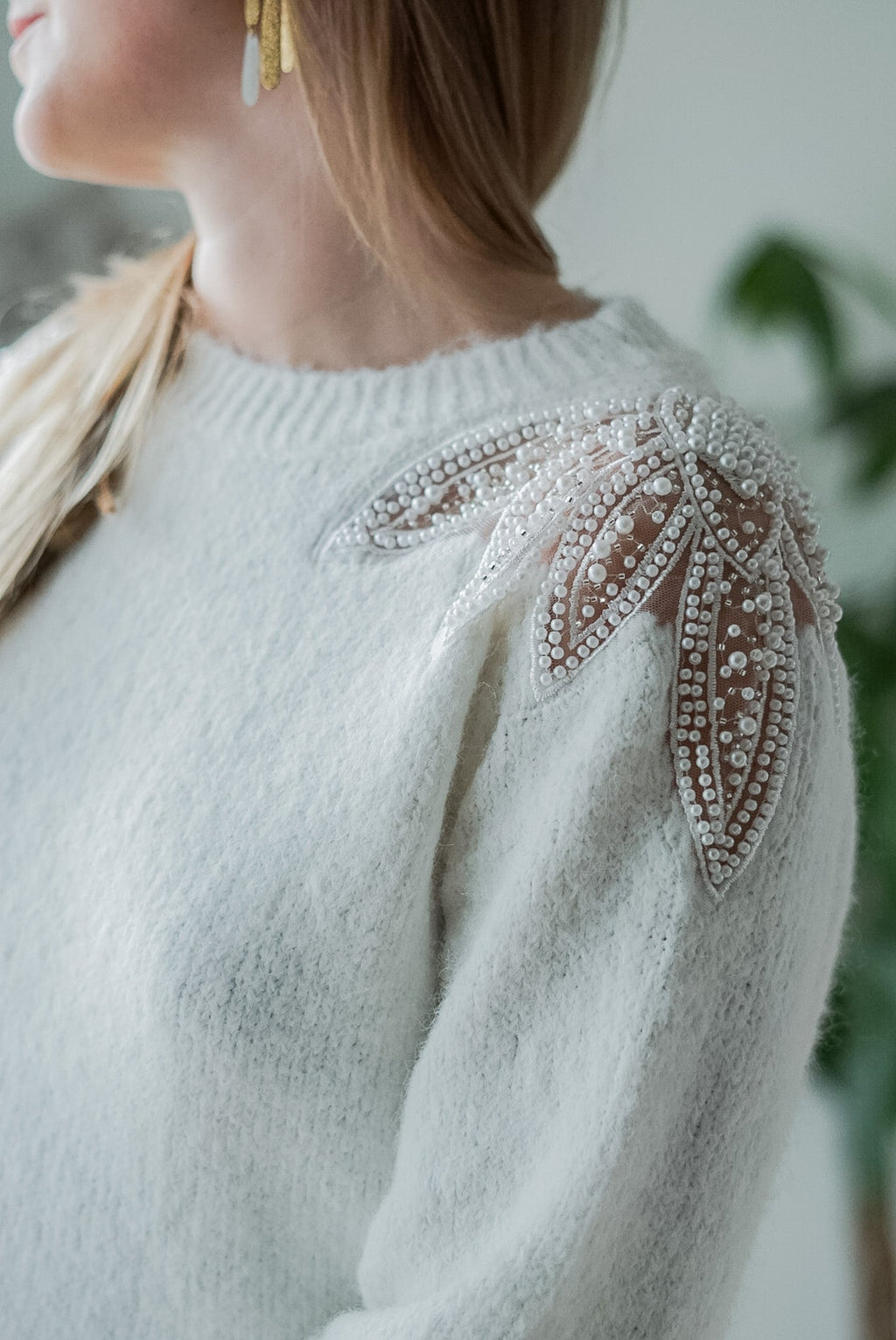 Maeve | Beaded Knit Jumper